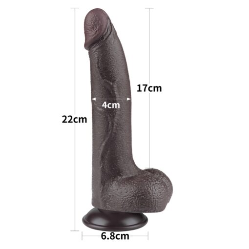 8.5' sliding skin dual layer dong black - obrazek 2