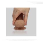 8' dual layered platinum silicone cock - obrazek 12