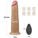 8.0' dual layered platinum silicone rotator - obrazek 2