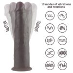 9.0' dual layered platinum silicone rotator - obrazek 5
