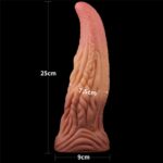 10' dual layered platinum silicone tongue - obrazek 2