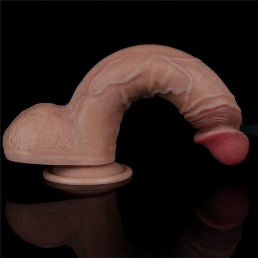 9' dual layered silicone cock - obrazek 6