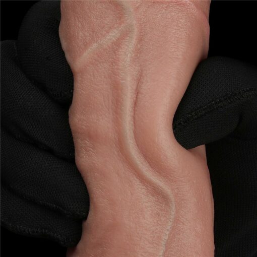 9' dual layered silicone cock - obrazek 4