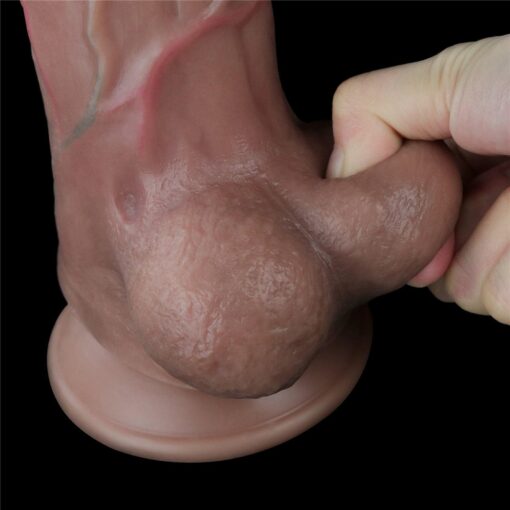 11.5' dual layered platinum silicone cock - obrazek 15