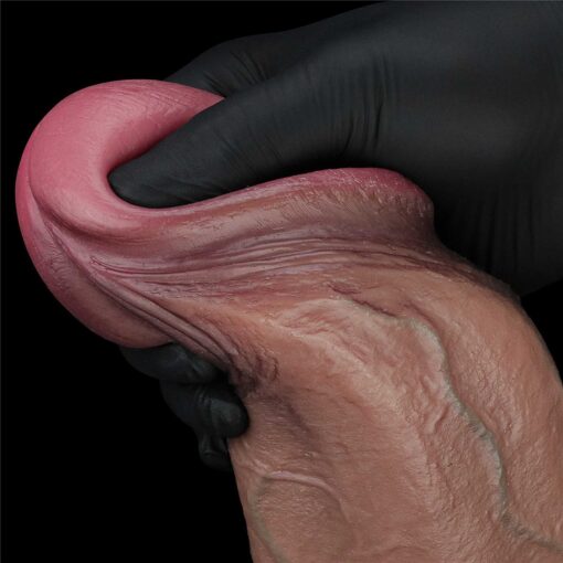13" dual layered silicone cock xxl - obrazek 7