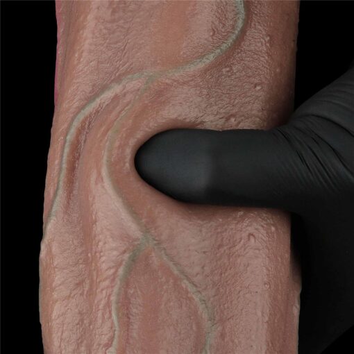 13" dual layered silicone cock xxl - obrazek 8