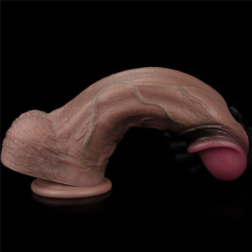 13" dual layered silicone cock xxl - obrazek 12