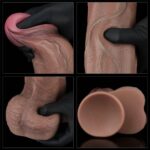 13" dual layered silicone cock xxl - obrazek 13