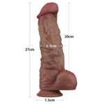10.5' dual layered silicone cock xxl - obrazek 15