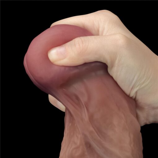 10.5' dual layered silicone cock xxl - obrazek 7