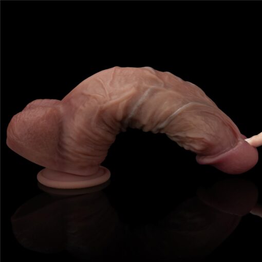 10.5' dual layered silicone cock xxl - obrazek 6
