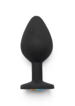 Rainbow booty jewel medium black - obrazek 4