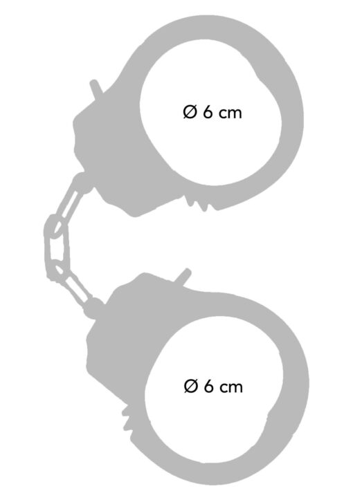Metal handcuffs rose gold - obrazek 5