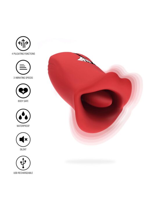 The kisser stimulator red - obrazek 4