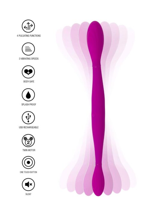 Infinity double dildo pink - obrazek 7