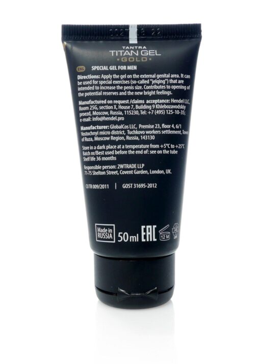 Żel/sprej-titan gel gold 50ml.( orginal ) - obrazek 3