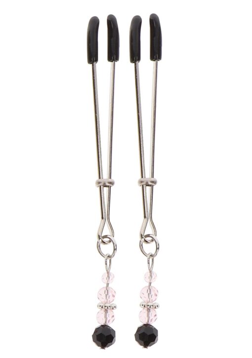 Tweezers with beads silver - obrazek 5