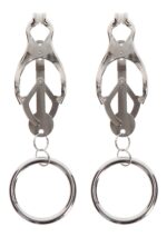Butterfly clamps with ring silver - obrazek 5