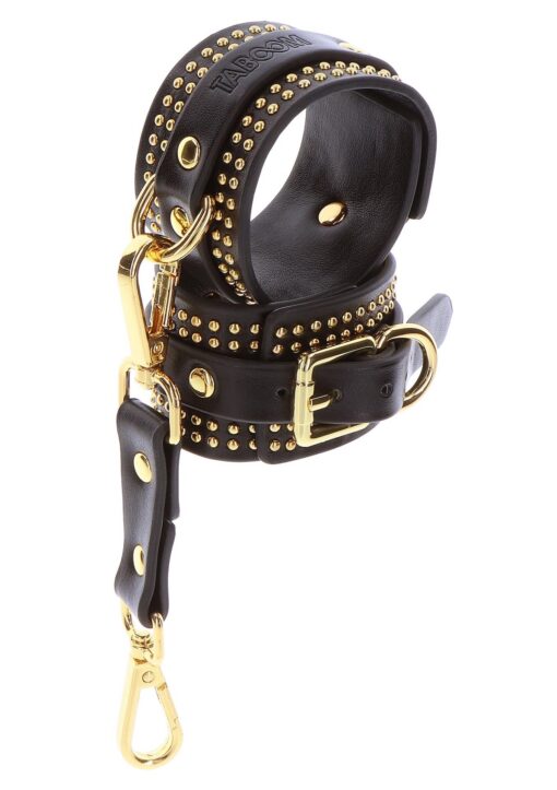 Studded ankle cuffs set black - obrazek 16