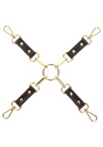 Studded hogtie black - obrazek 9