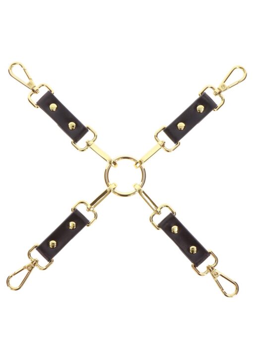 Studded hogtie black - obrazek 9
