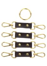 Studded hogtie black - obrazek 12