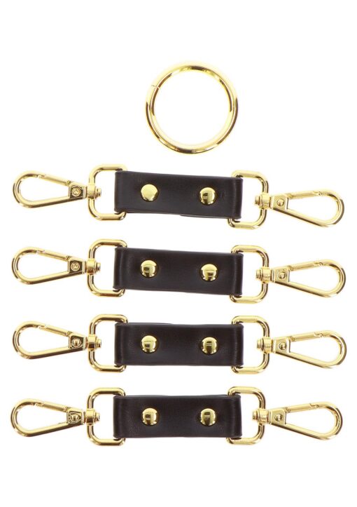 Studded hogtie black - obrazek 12