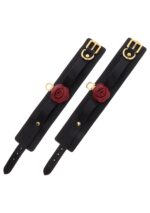 Wild roses wrist cuffs black - obrazek 14