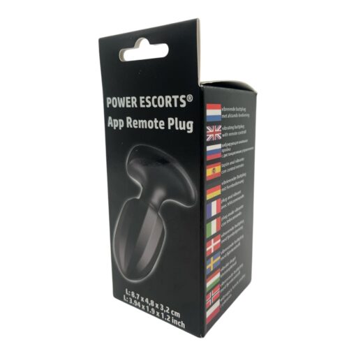Power escorts - br192 - remote vibrating plug - app controled - silicone - obrazek 7