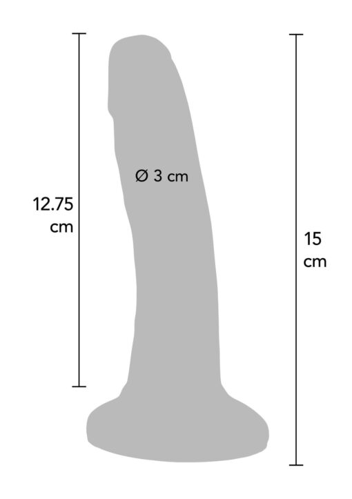 Happy dicks dong 6 inch pink - obrazek 3