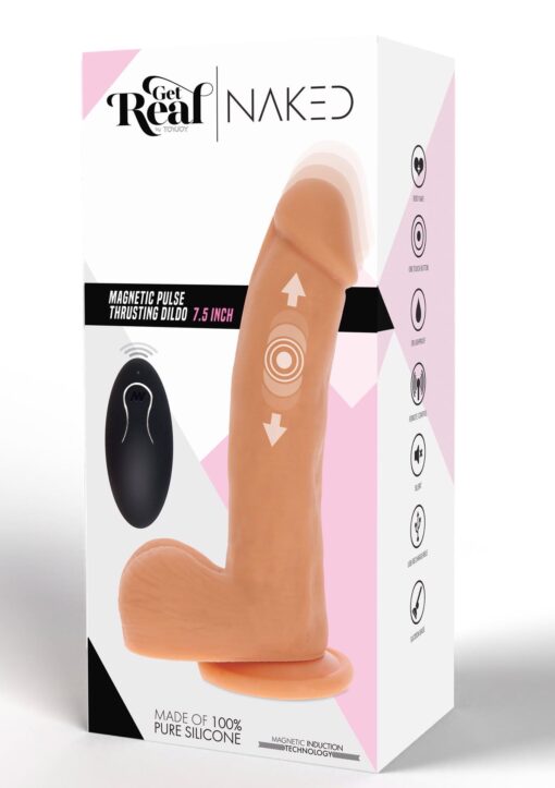 Dildo Magnetic Pulse Trusting – cielisty - obrazek 2