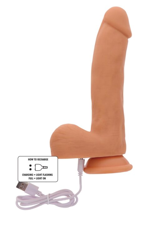 Dildo Magnetic Pulse Trusting – cielisty - obrazek 4