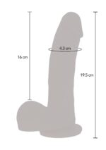 Dildo Magnetic Pulse Trusting – cielisty - obrazek 5