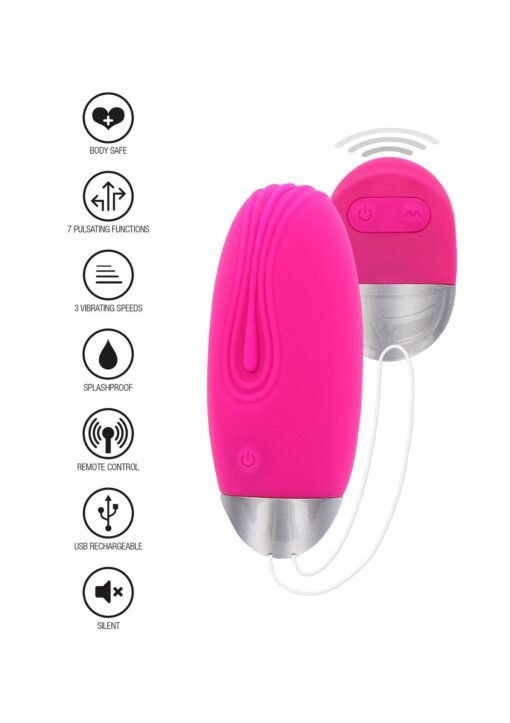 Funky Remote Egg – jajko wibrujące z pilotem – różowe - obrazek 5