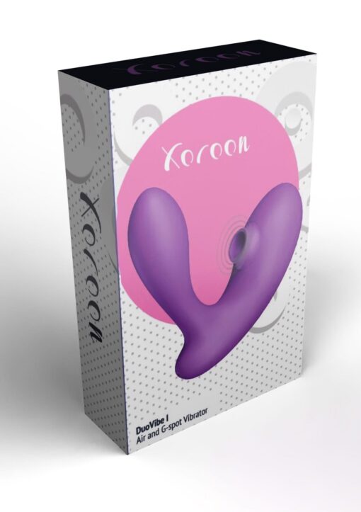 Duovibe i air vibrator purple - obrazek 11