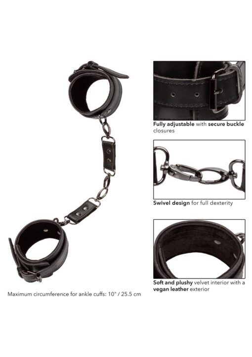 Ankle cuffs black - obrazek 13