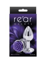Korek analny Rose – mały, fioletowy - obrazek 2
