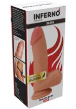 Realistic dildo liquid silicone 18 cm - obrazek 2