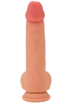 Realistic dildo liquid silicone 18 cm - obrazek 4