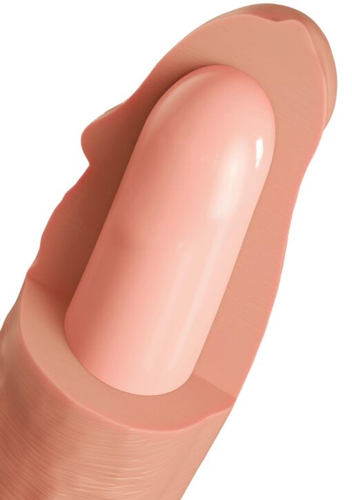 Realistic dildo liquid silicone 18 cm - obrazek 8