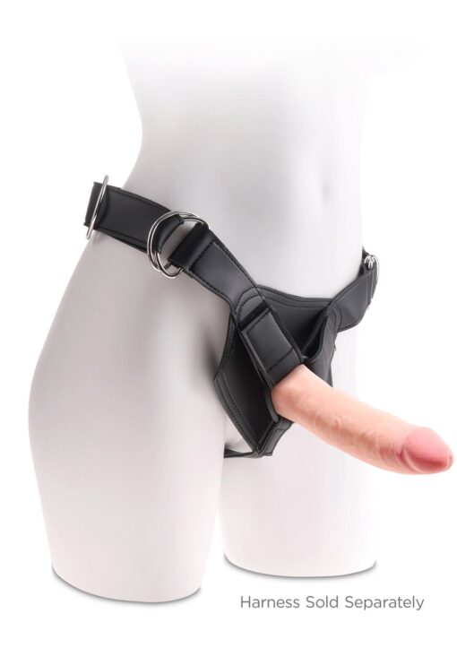 3d triple density cock 8 inch light skin tone - obrazek 4