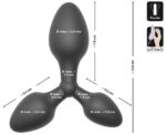 Plug analny Black Velvets – potrójny - obrazek 8