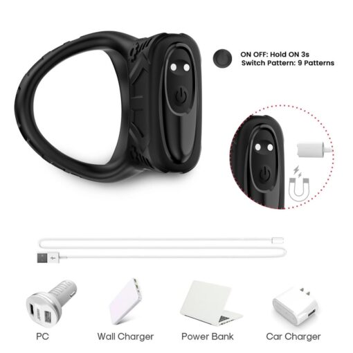 Mechay black, 9 vibration functions - obrazek 4