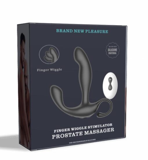 Finger wiggle prostate massager with remote - obrazek 13