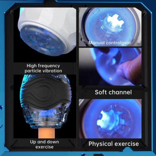 Vibrating ball male stroker - obrazek 5