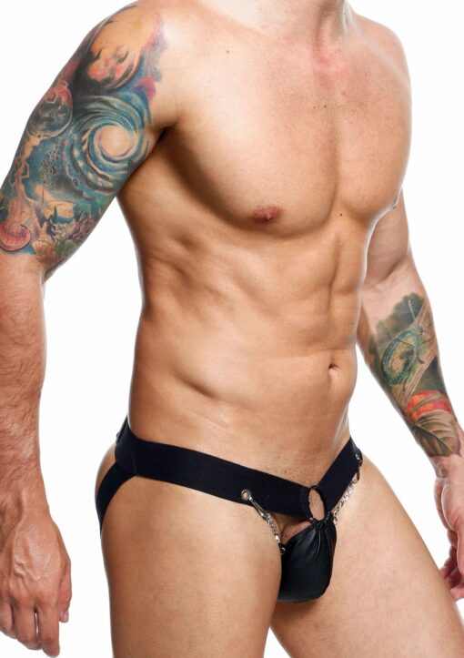 Dngeon chain jockstrap black - obrazek 4