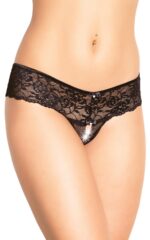 Stringi 2403 – czarne, rozmiar S/M - obrazek 2