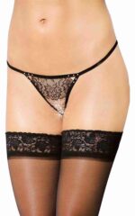 Stringi 2458 – czarne, rozmiar S/L - obrazek 2