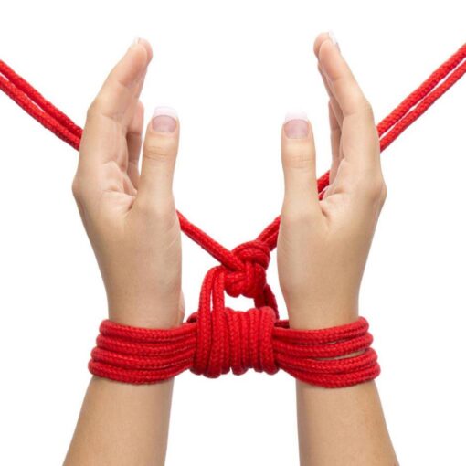 10 meters fetish bondage rope red - obrazek 6