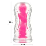 6.0' lumino play masturbator - pink glow - obrazek 2